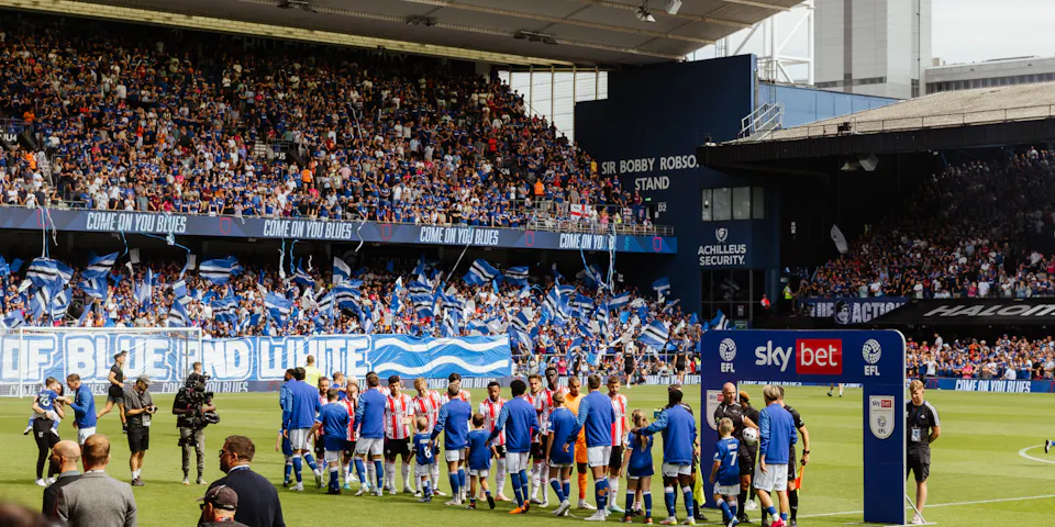 event banner for Ipswich Town - Portsmouth