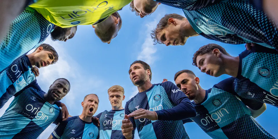 event banner for Northampton Town - Wycombe Wanderers