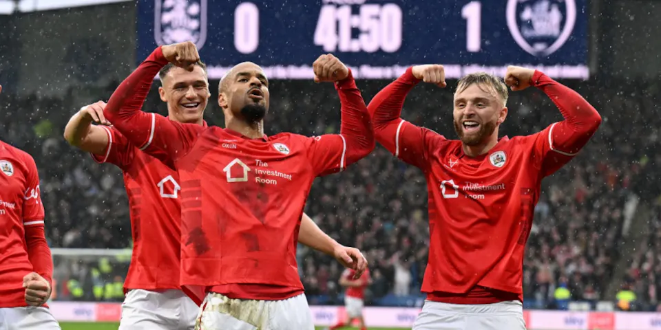 event banner for Reading - Barnsley