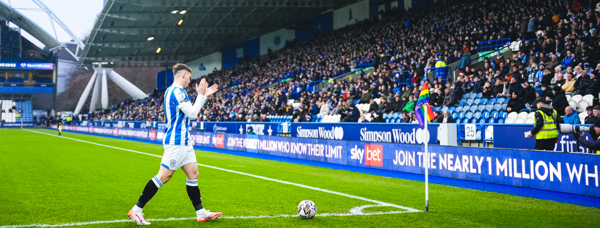 event banner for Huddersfield Town - Wrexham