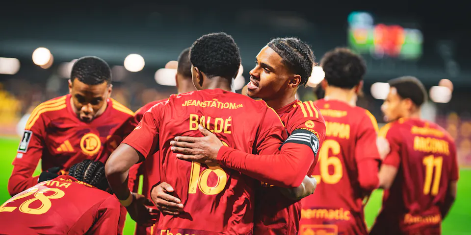 event banner for Martigues - Rodez Aveyron Football