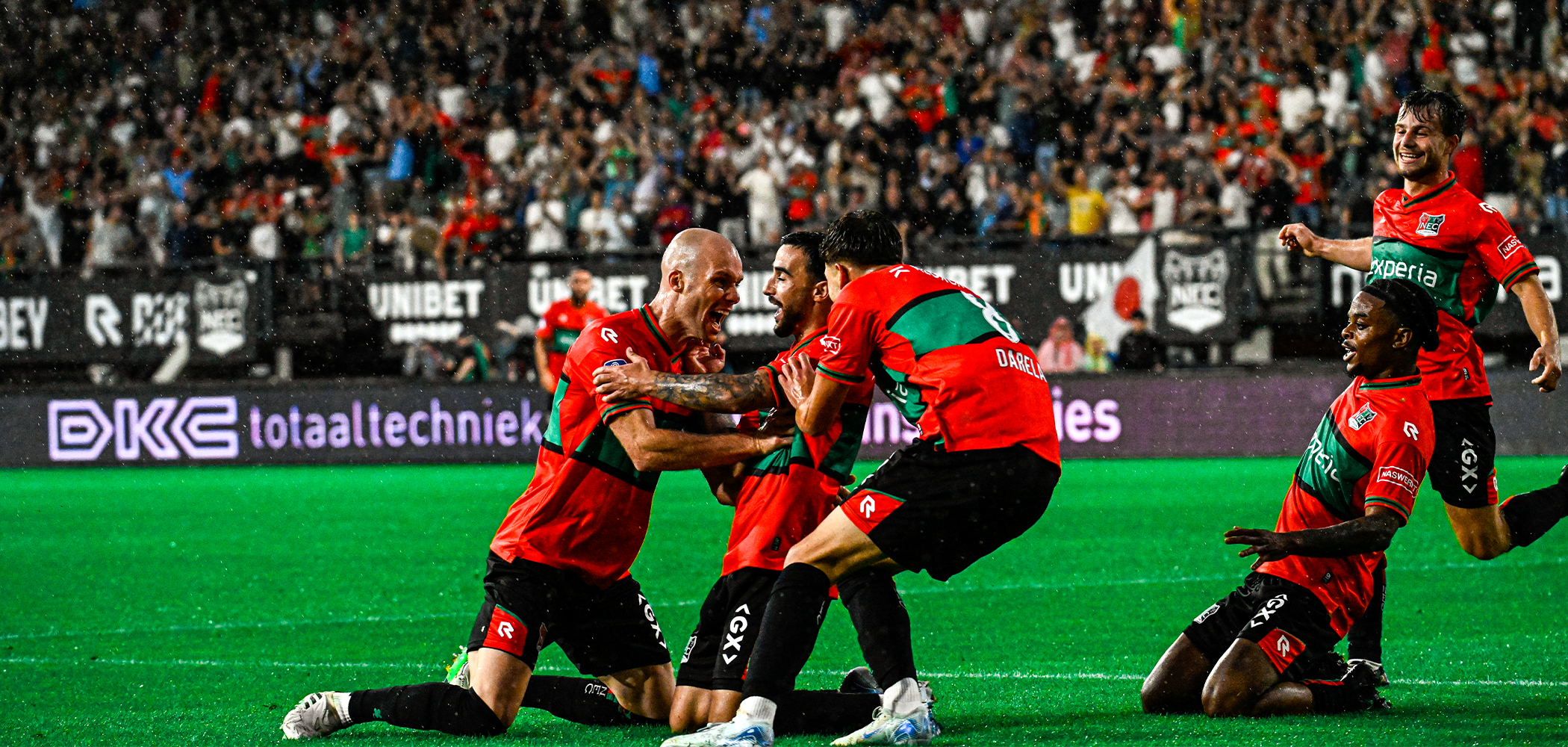 event banner for NEC - Go Ahead Eagles