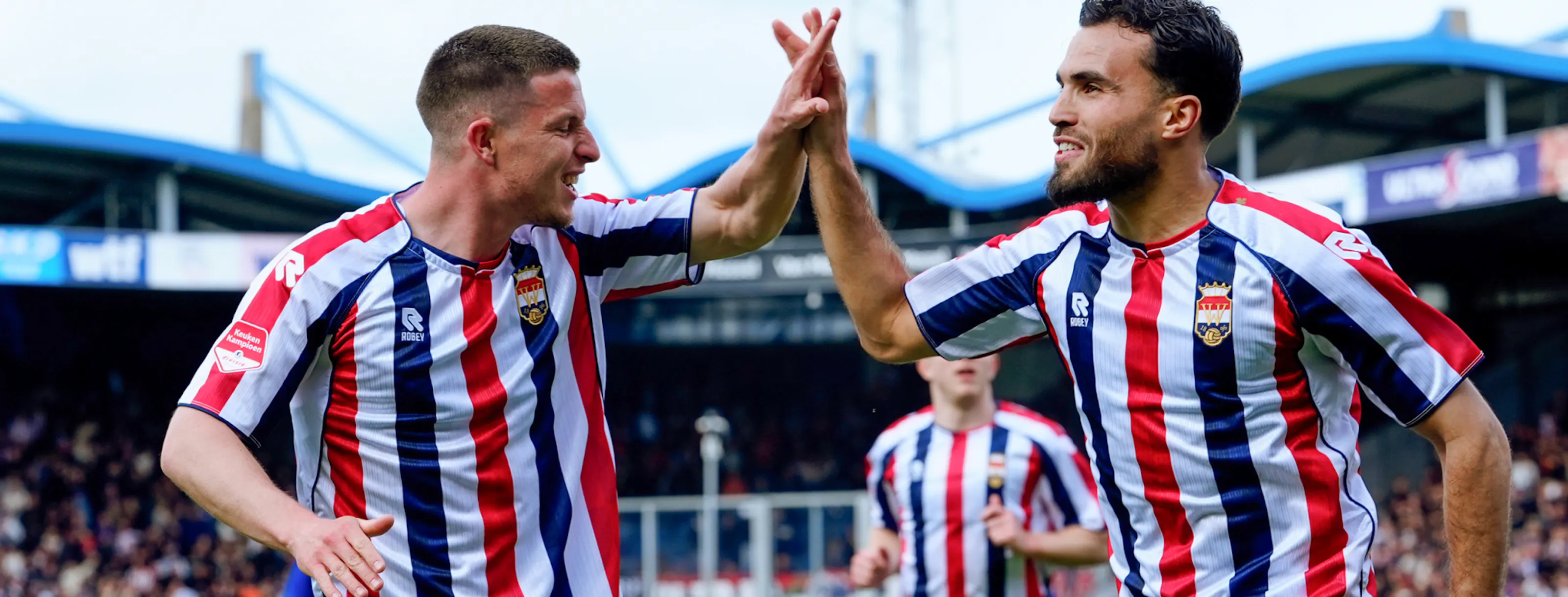 ビンテージ オランダ エールディビジ ヴィレムII ユニフォーム フットボール Official Willem II Soccer Game-Worn Jerseys Auctions - MatchWornShirt
