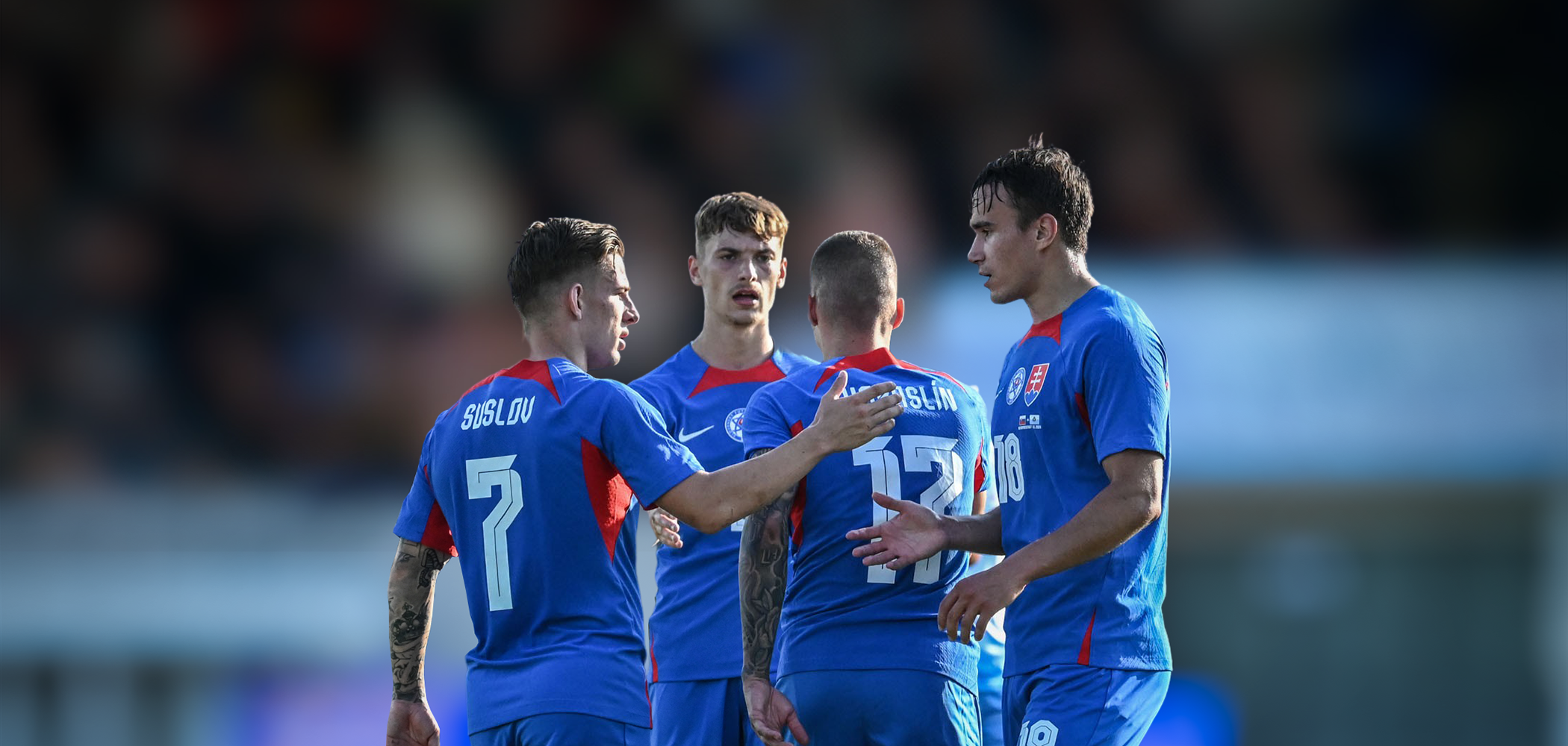 event banner for England - Slovakia