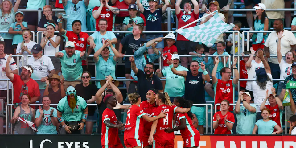 event banner for Portland Thorns FC - Kansas City Current