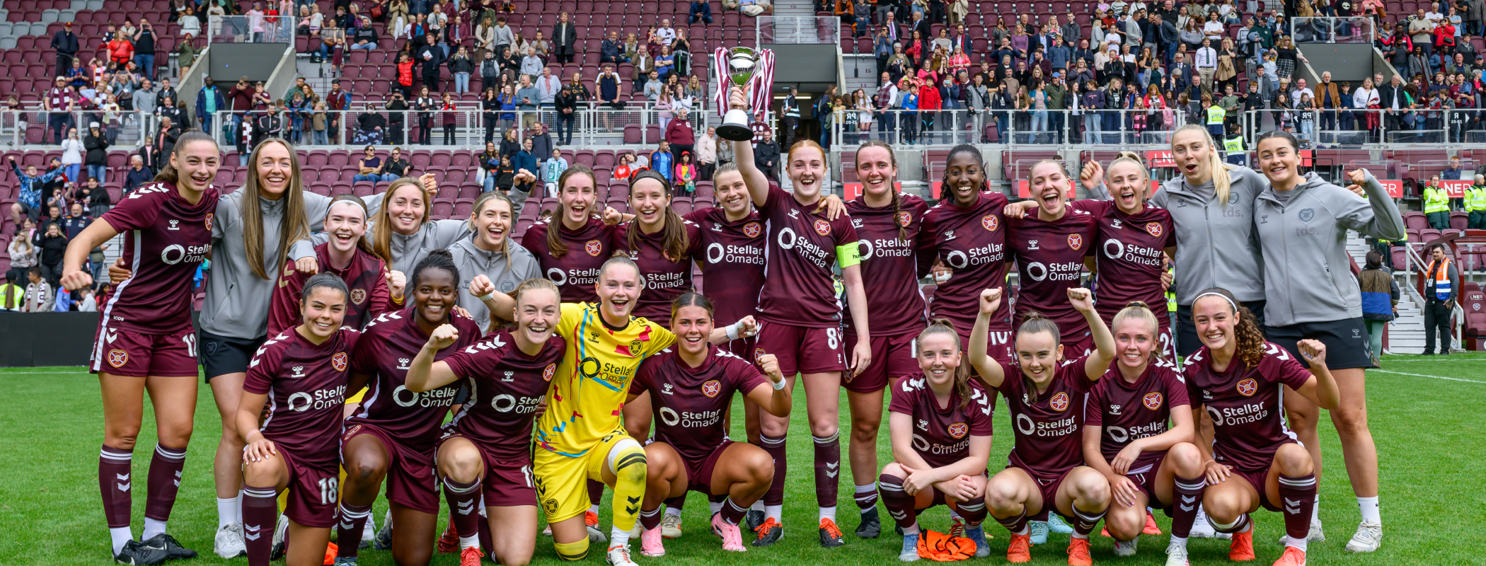 event banner for Hibernian W - Hearts Women