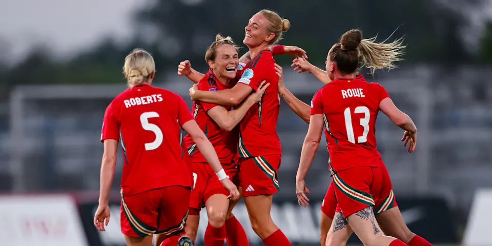 event banner for Denmark Women - Wales W