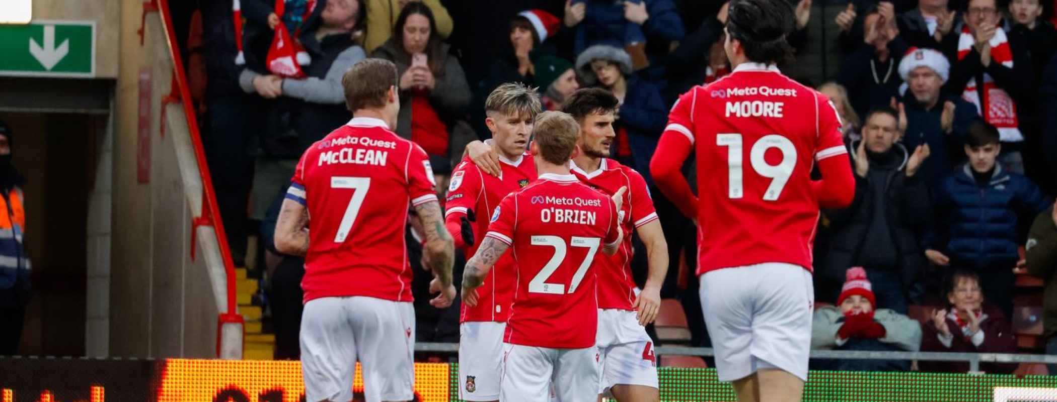 event banner for Wrexham A.F.C. - Nottingham Forest