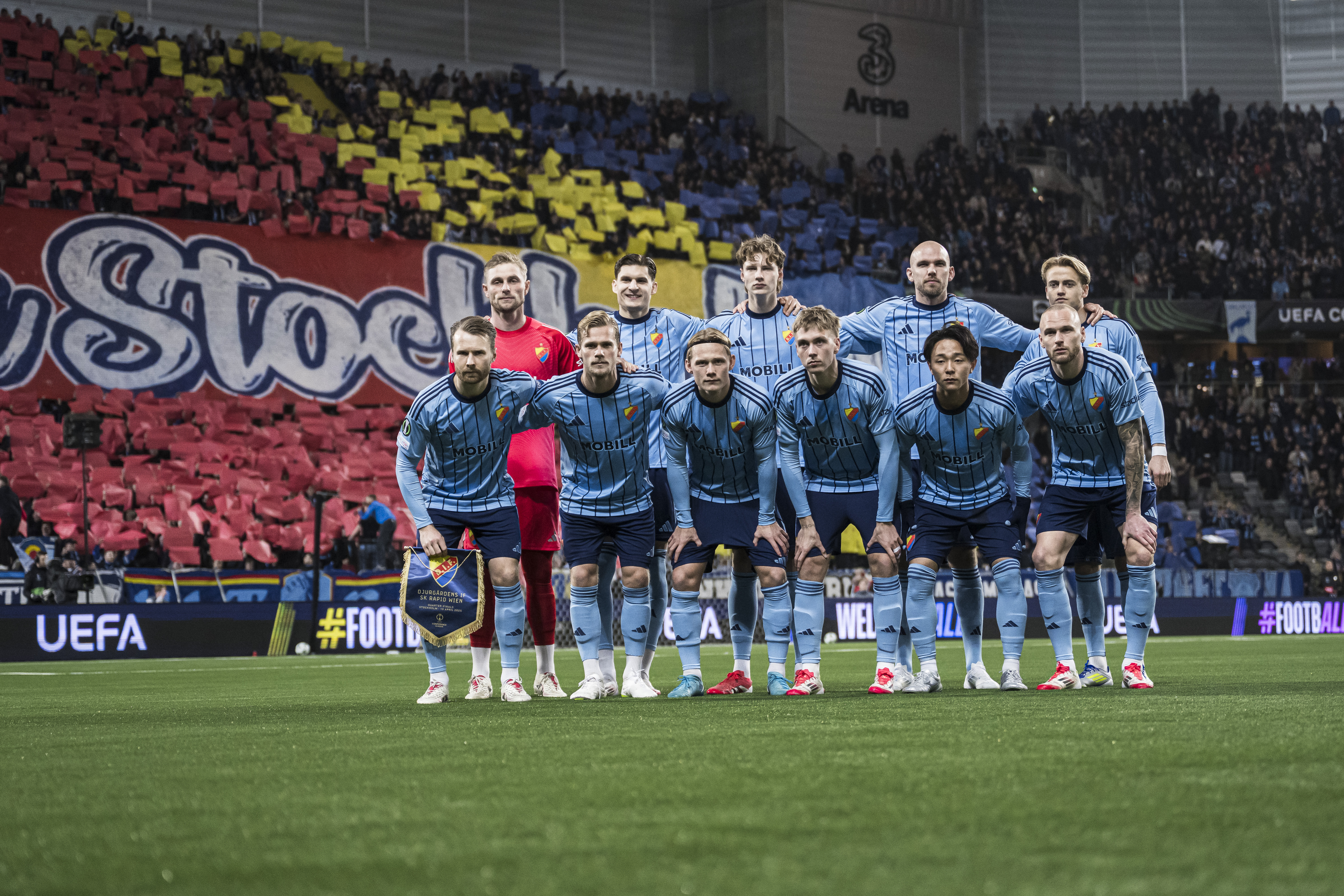 event banner for Djurgården - Paphos