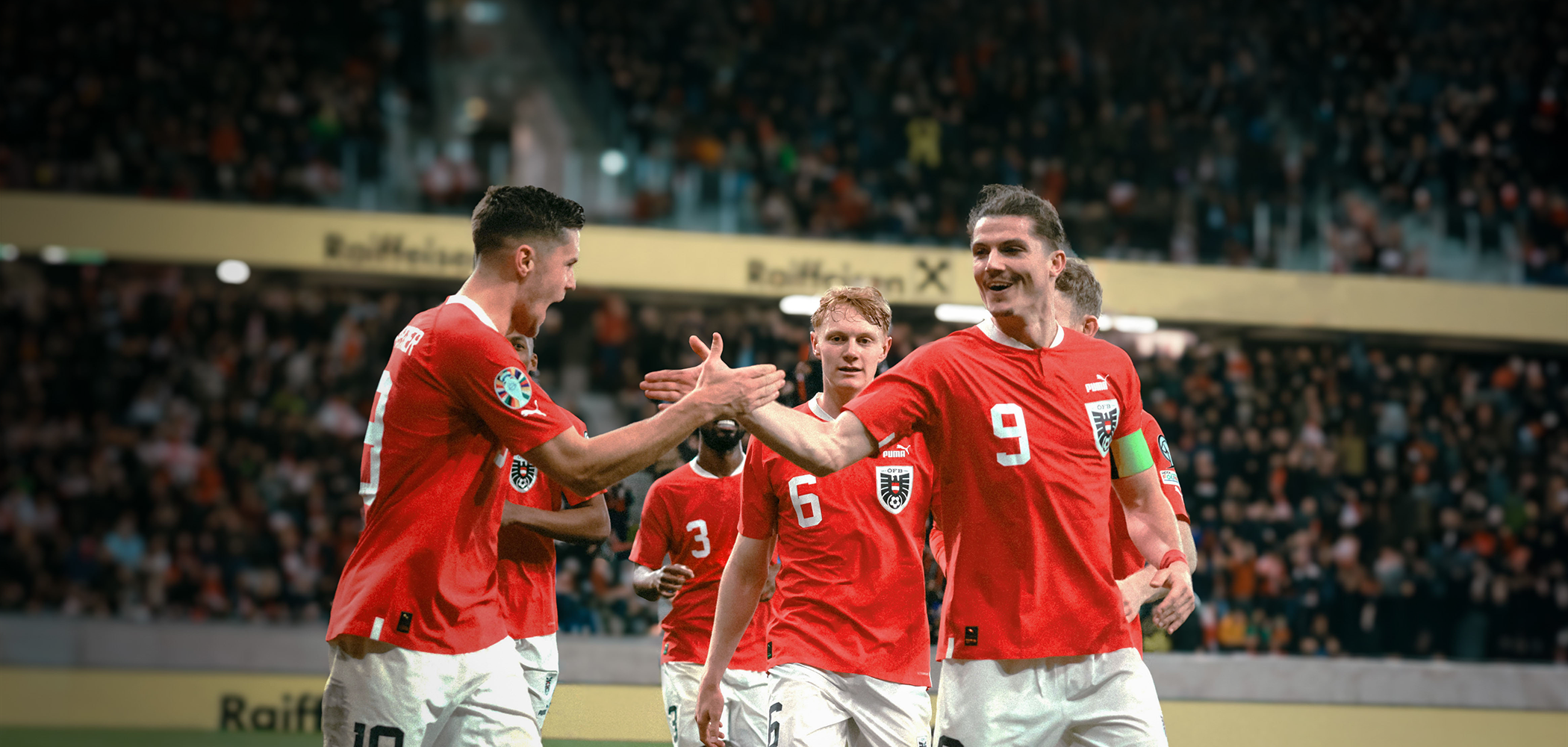 event banner for Netherlands - Austria