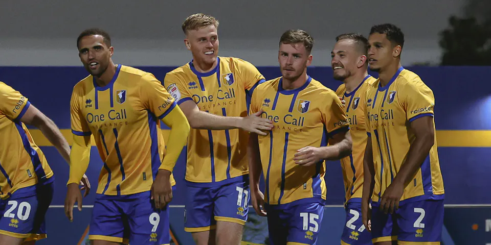 event banner for Doncaster Rovers - Mansfield Town