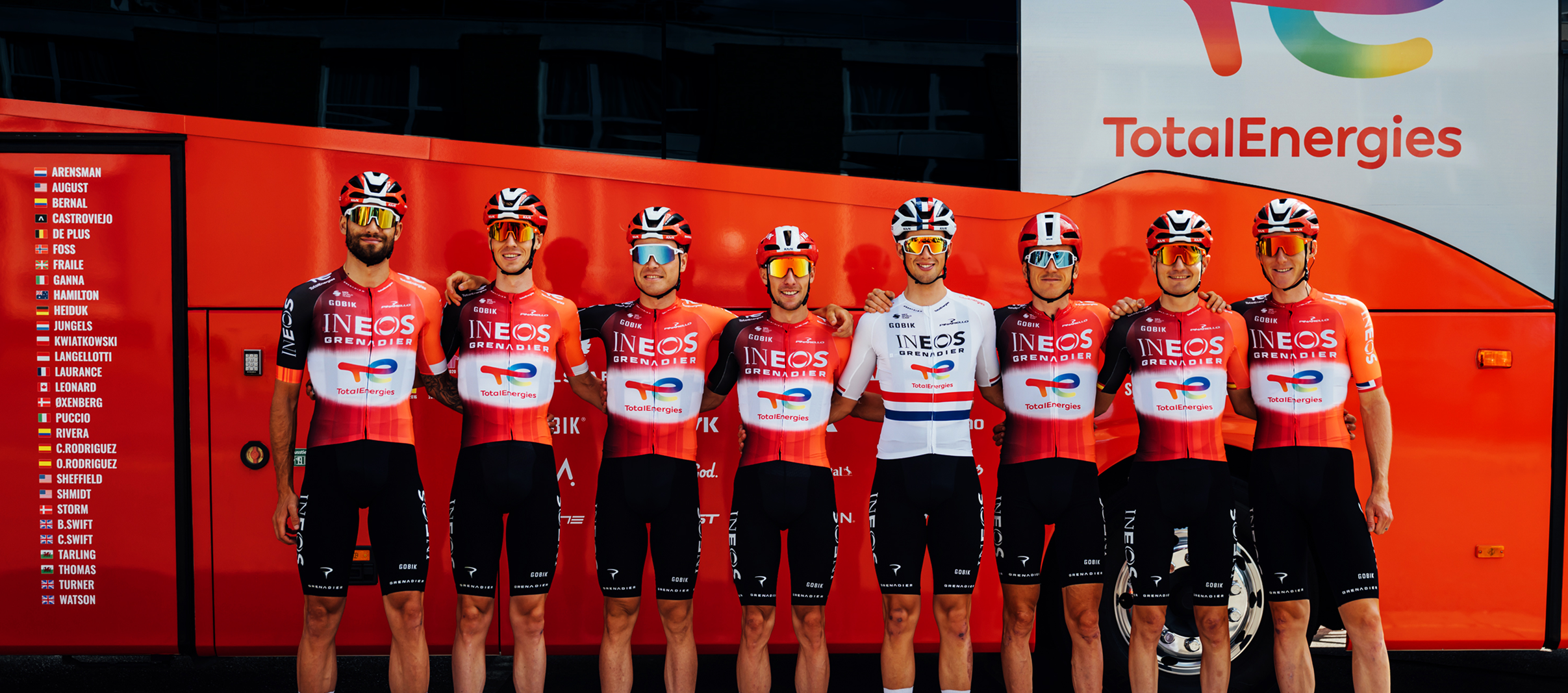 INEOS Grenadiers Cycling Team header image