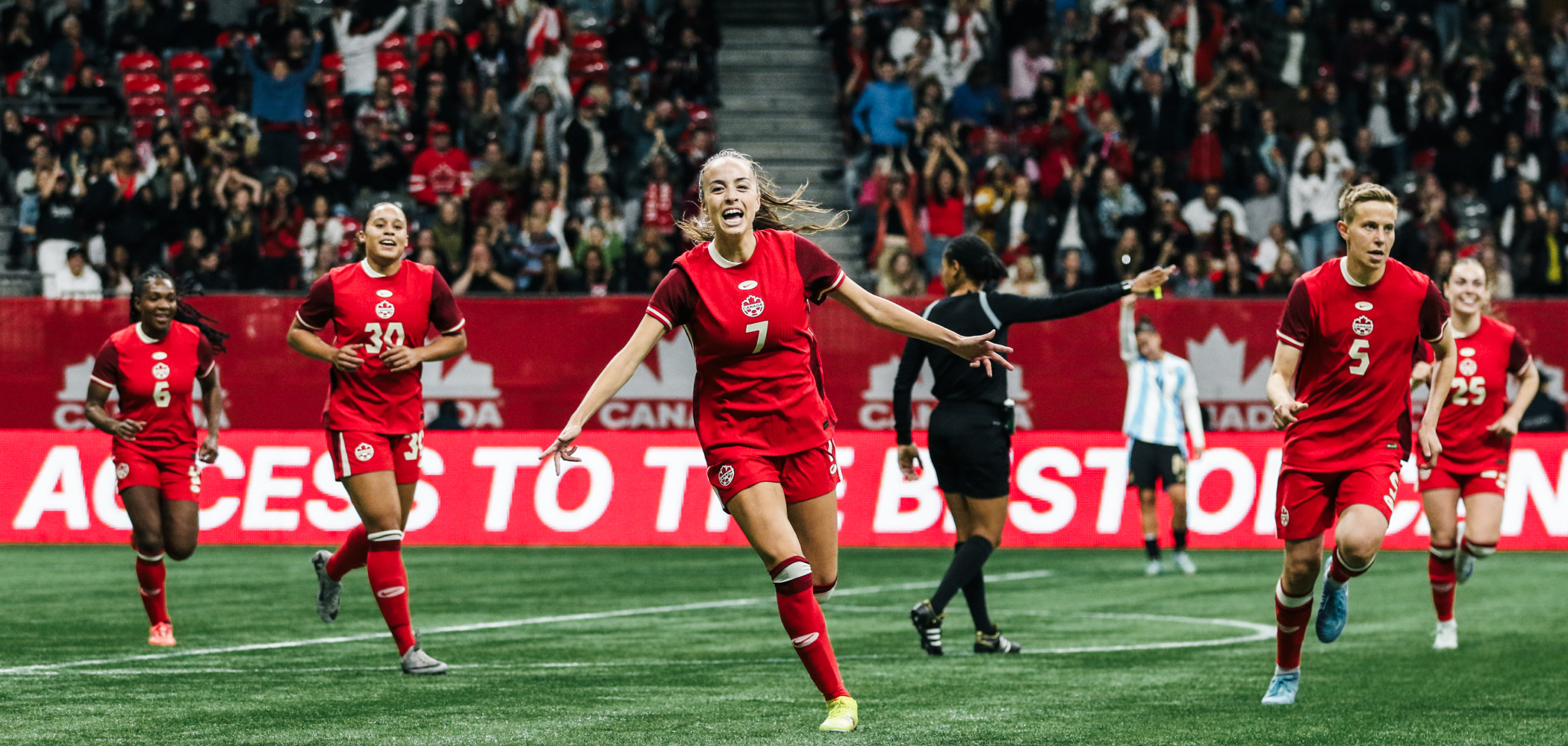 Canada Women's Soccer header image