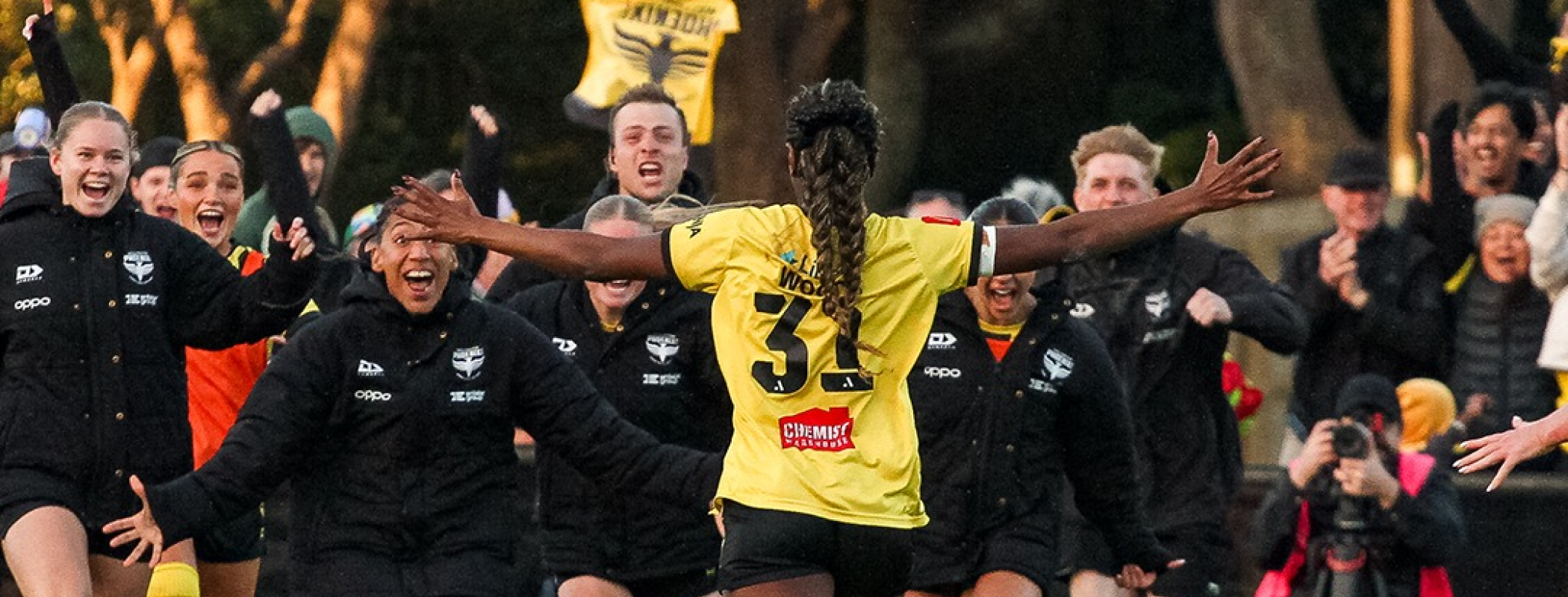 Wellington Phoenix W header image