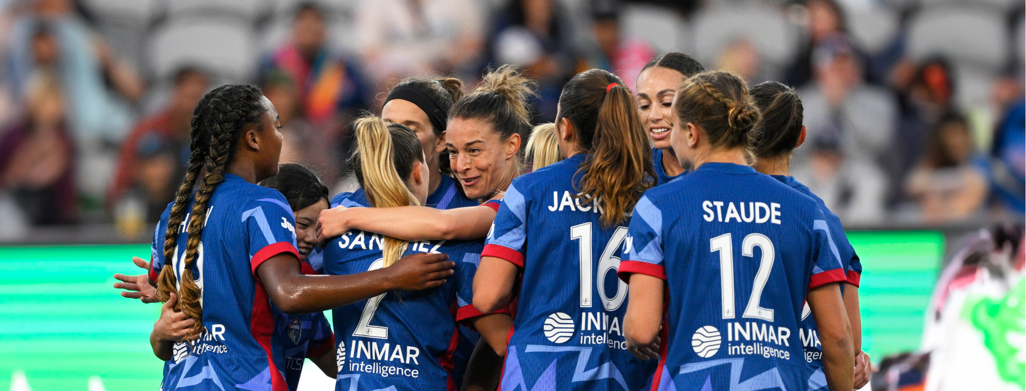 event banner for North Carolina Courage - Houston Dash