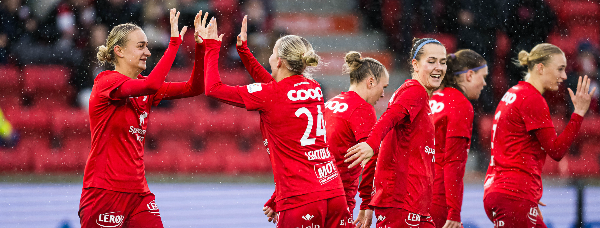 SK Brann Kvinner W - Rosenborg W header image