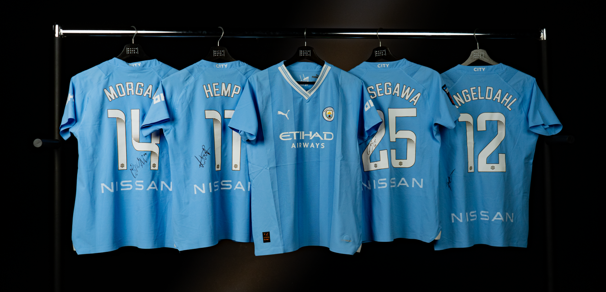 event banner for Manchester City Women 10 Year Anniversary