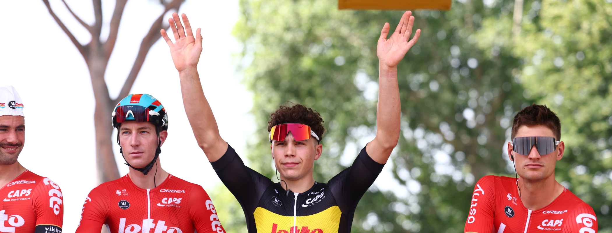 event banner for Lotto Dstny | Tour de France 2024