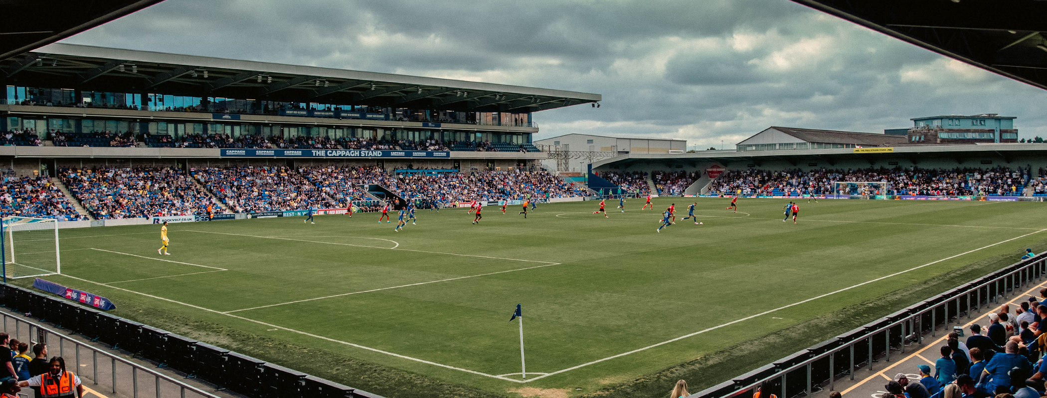 event banner for AFC Wimbledon - Colchester United