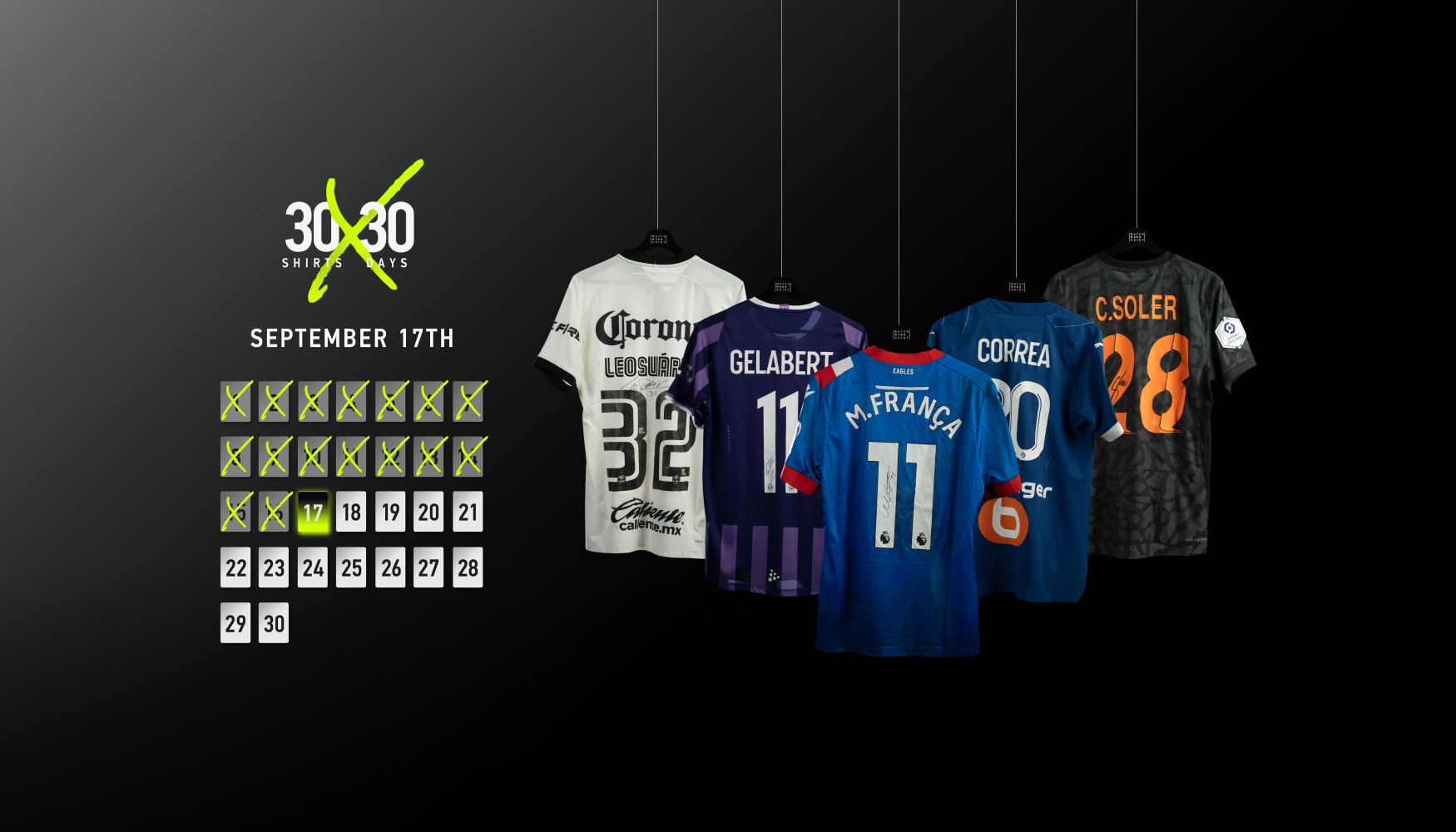 event banner for 30 x 30 | Day 17