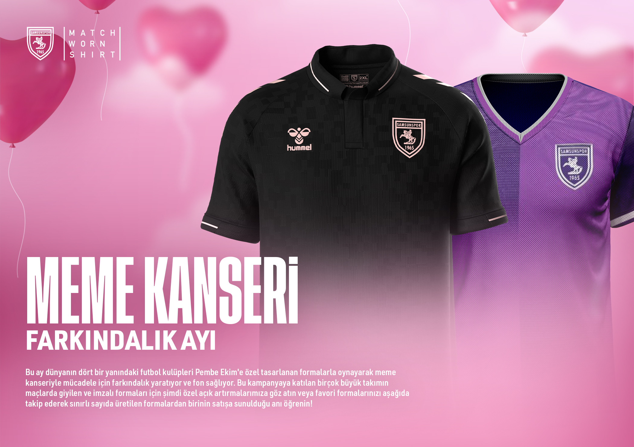 Samsunspor Pink October header image