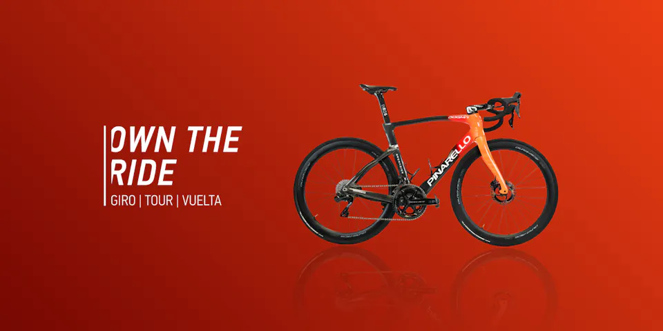 event banner for INEOS Grenadiers Cycling Team | Own The Ride | Grand Tours