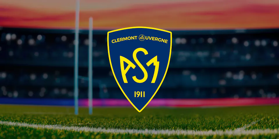 event banner for ASM Clermont Auvergne - Montpellier Hérault Rugby