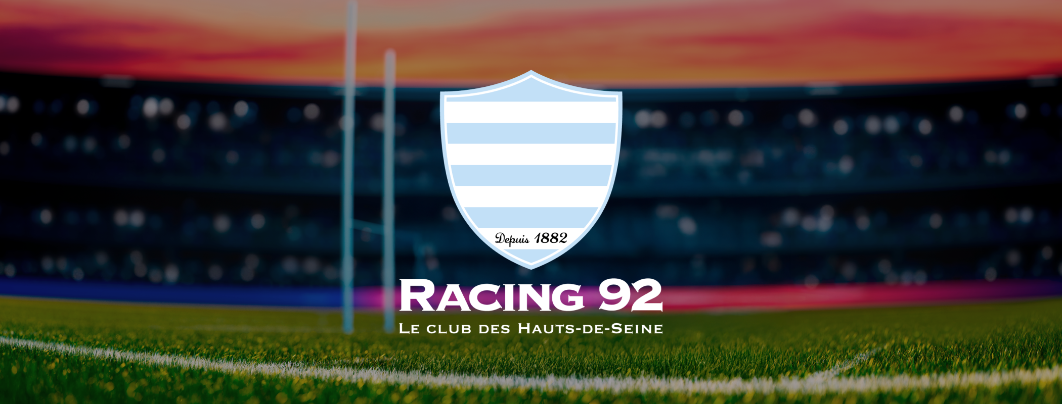event banner for Racing 92 - Lyon OU