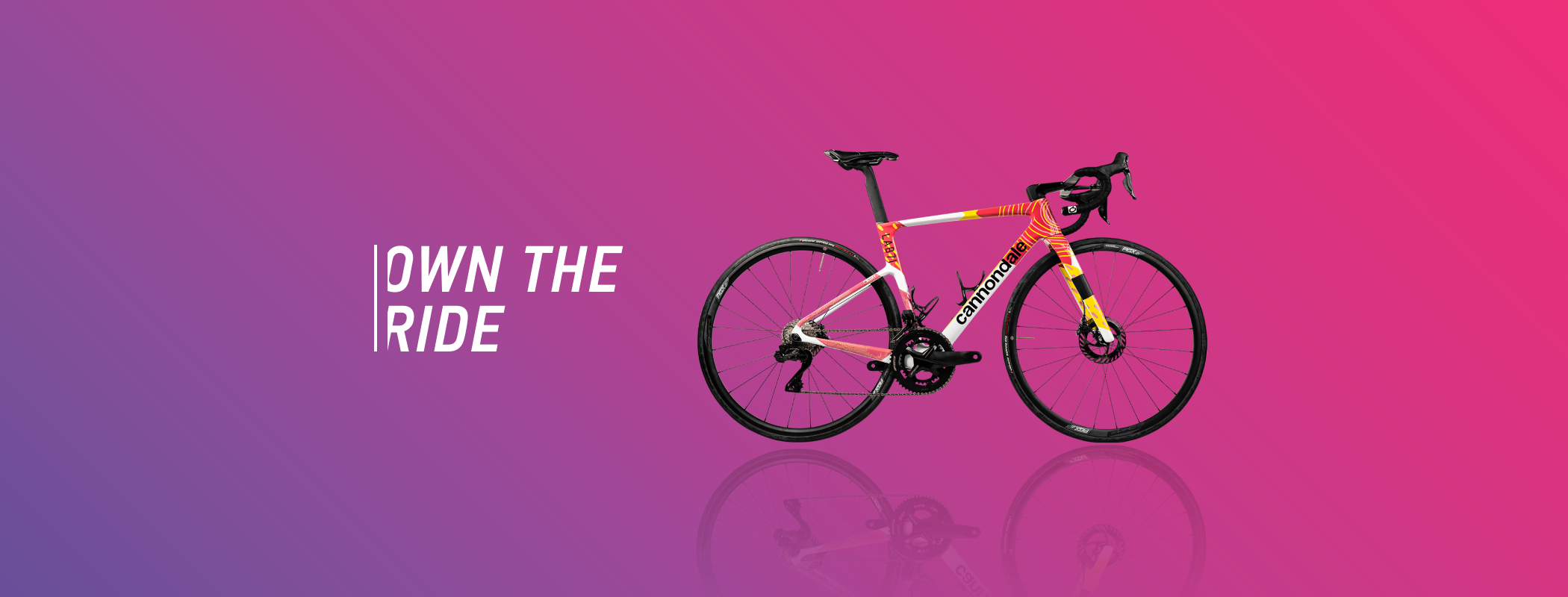 event banner for EF Education-Easypost | Own the Ride | Specials