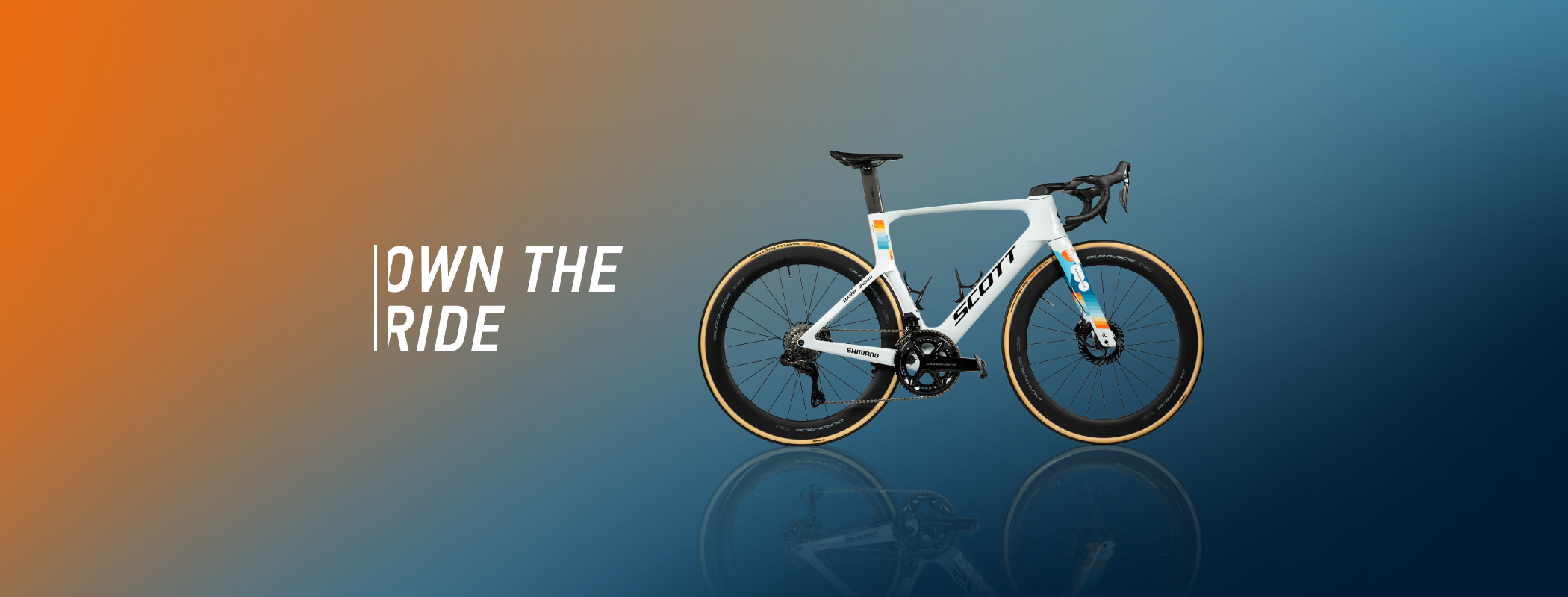 event banner for Team dsm-firmenich PostNL | Own the Ride | Specials