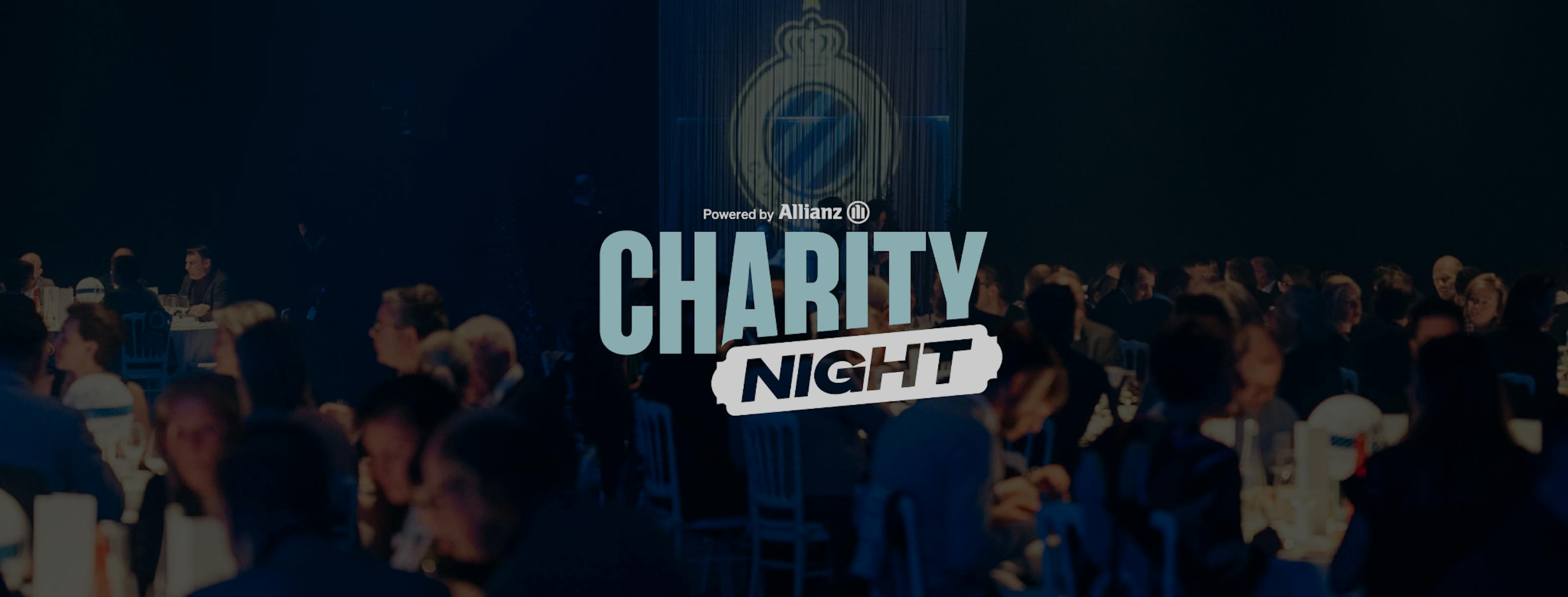 event banner for Club Brugge Charity Night 2025