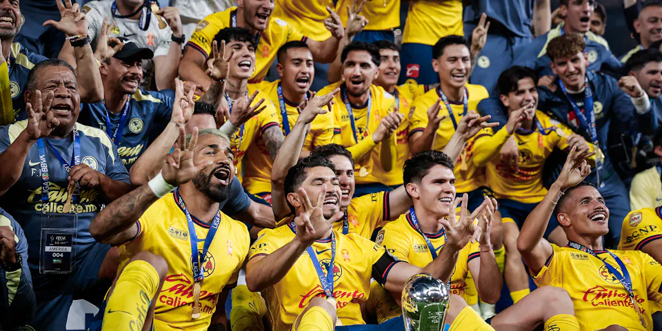 event banner for Club América - Monterrey