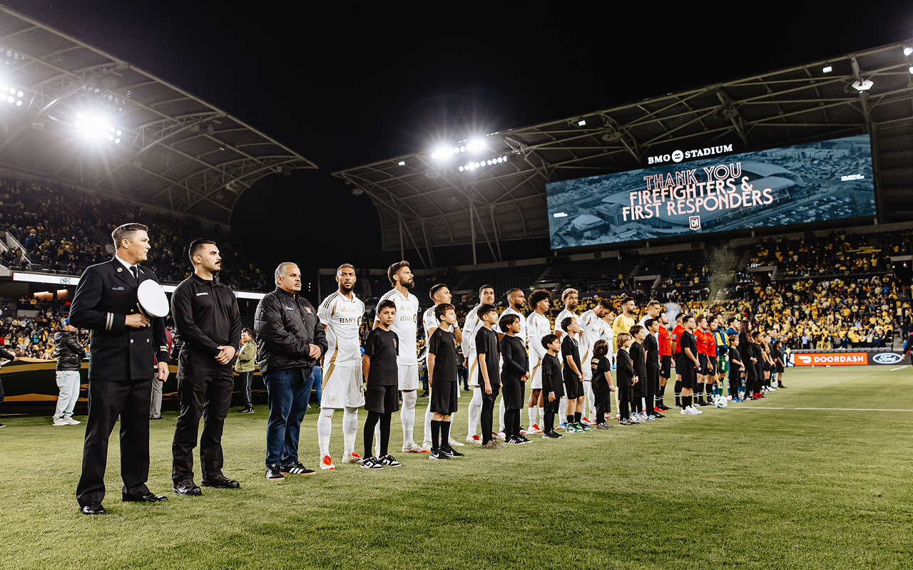 event banner for Los Angeles FC - Club América