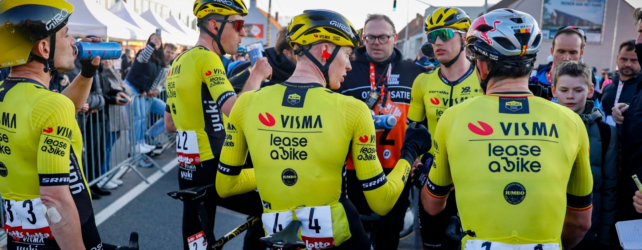 Team Visma - Lease a Bike | Kuurne-Brussel-Kuurne header image