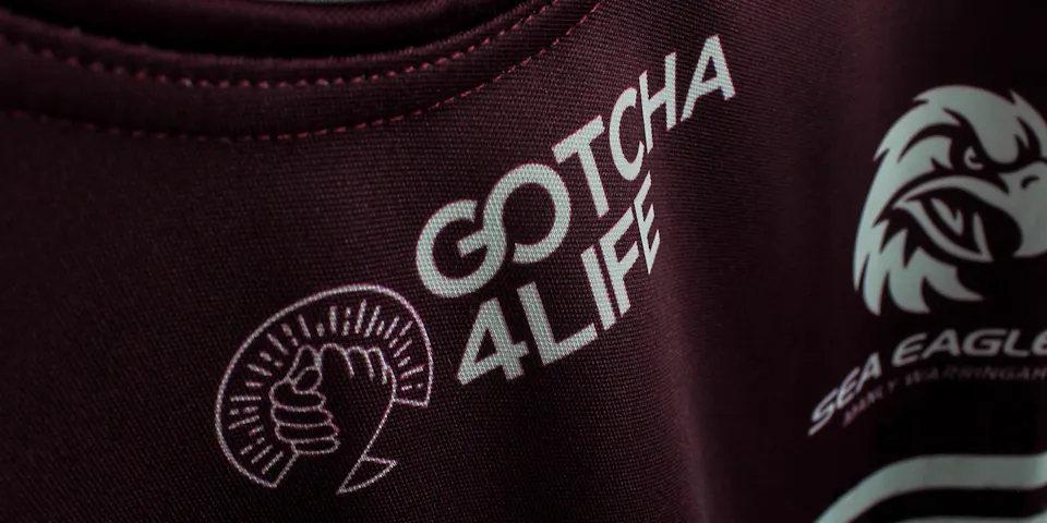 event banner for Manly Warringah Sea Eagles | Gotcha4Life Cup