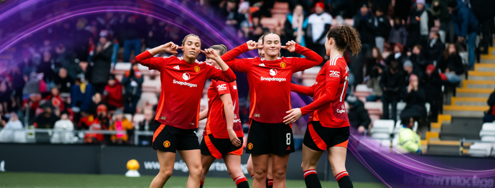 event banner for Manchester United W IWD Special