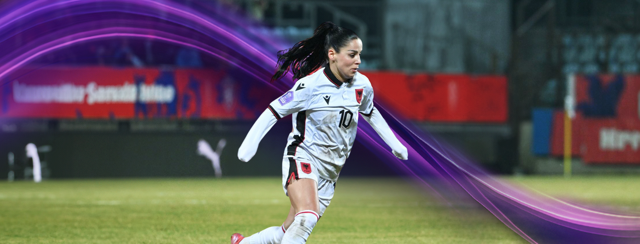 event banner for Czech Republic W - Albania W