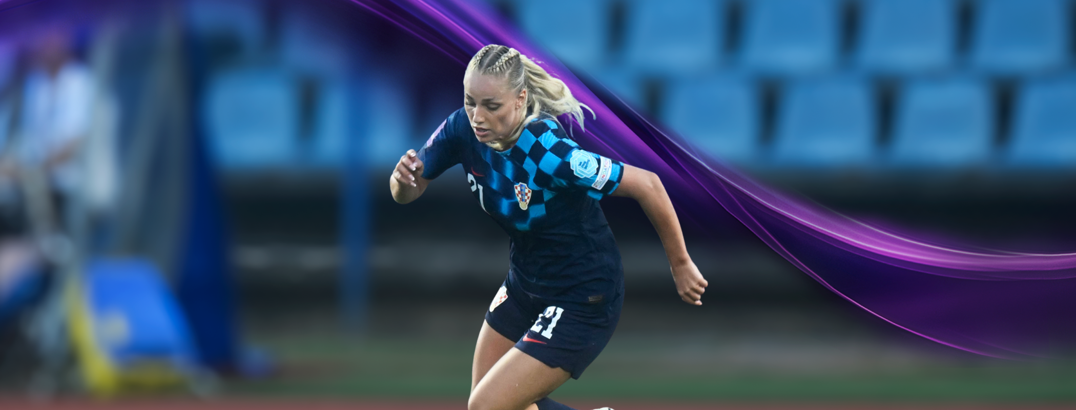 event banner for Croatia W - International Women's Day