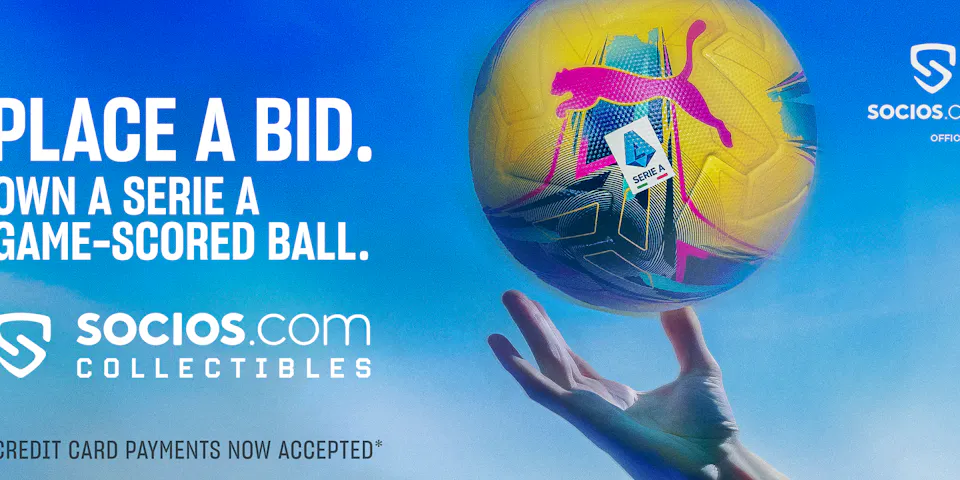 event banner for SSC Napoli - ACF Fiorentina | Socios.com Collectibles - Game Scored Ball