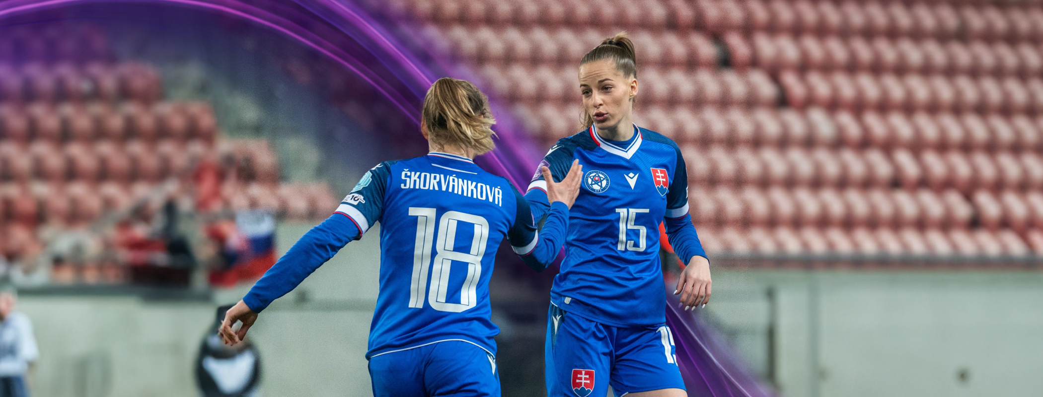 event banner for Slovakia W - International Women's Day