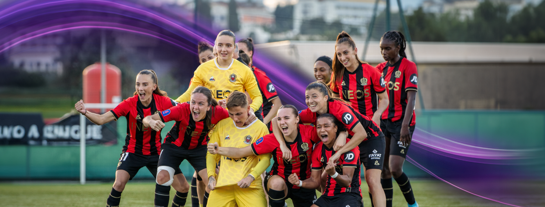 event banner for OGC Nice Féminines - TFC Féminines