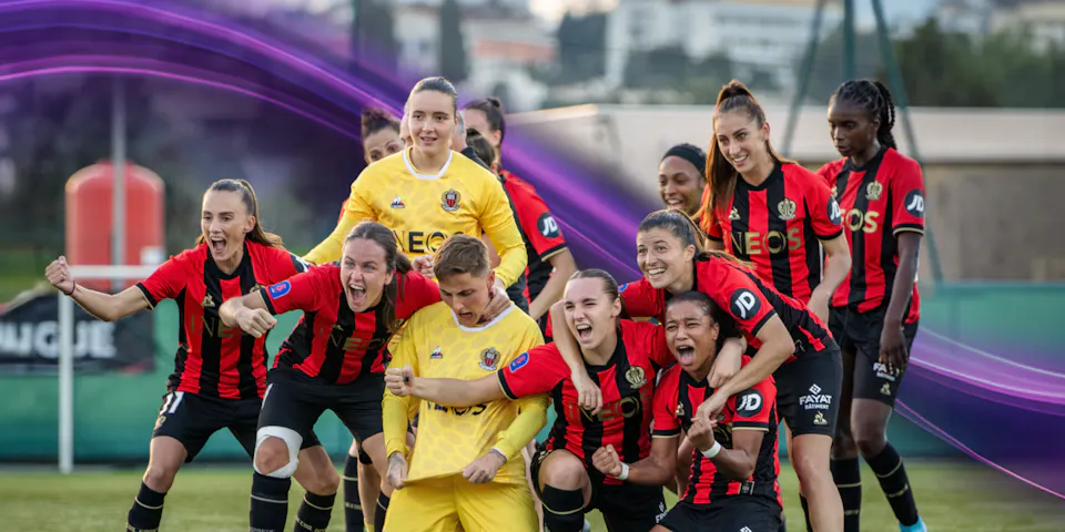 event banner for OGC Nice Féminines - TFC Féminines