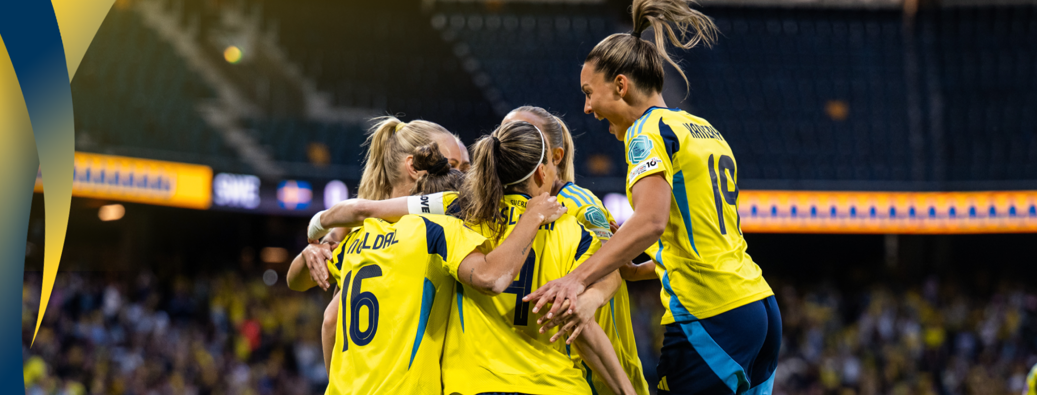 event banner for Sweden W - Germany W