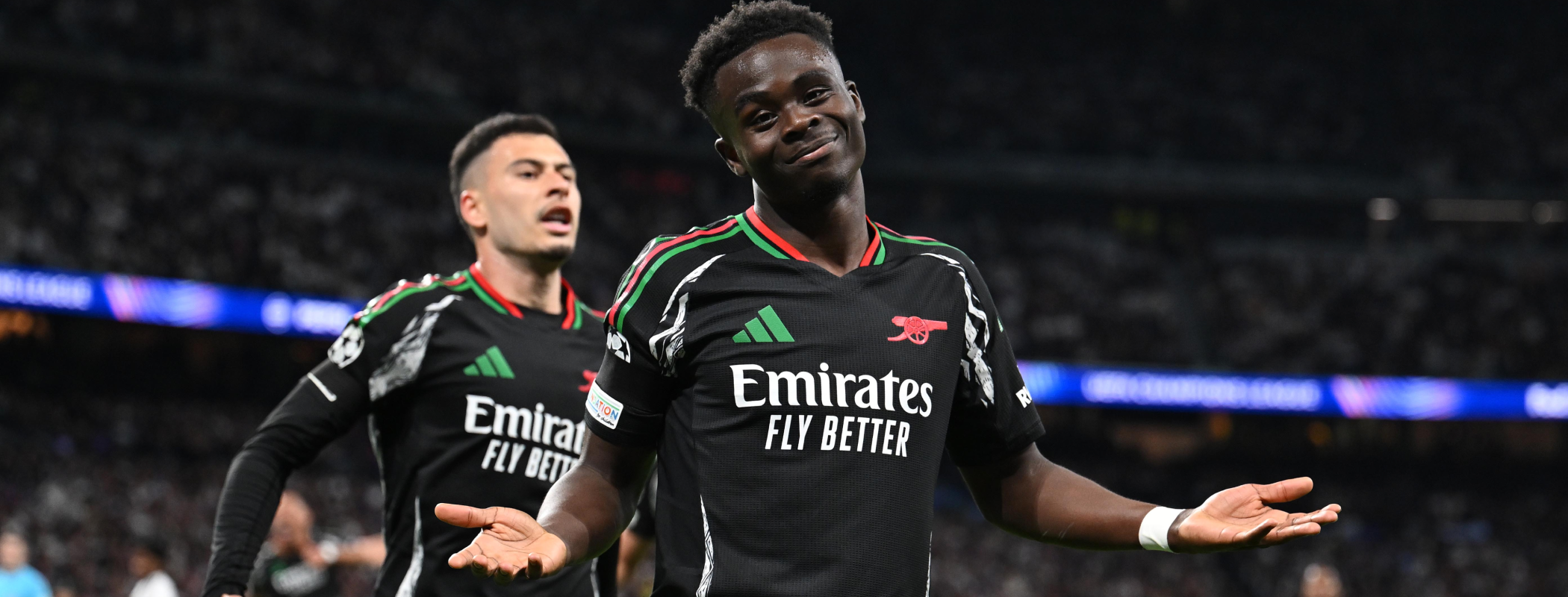 event banner for Real Madrid - Arsenal