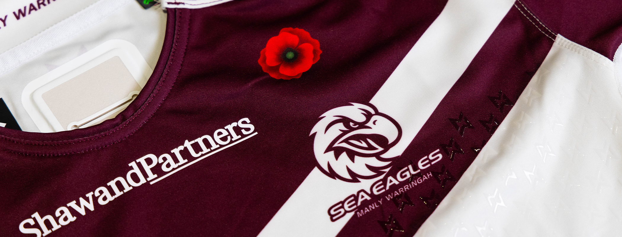 Manly Warringah Sea Eagles | ANZAC Jersey special header image