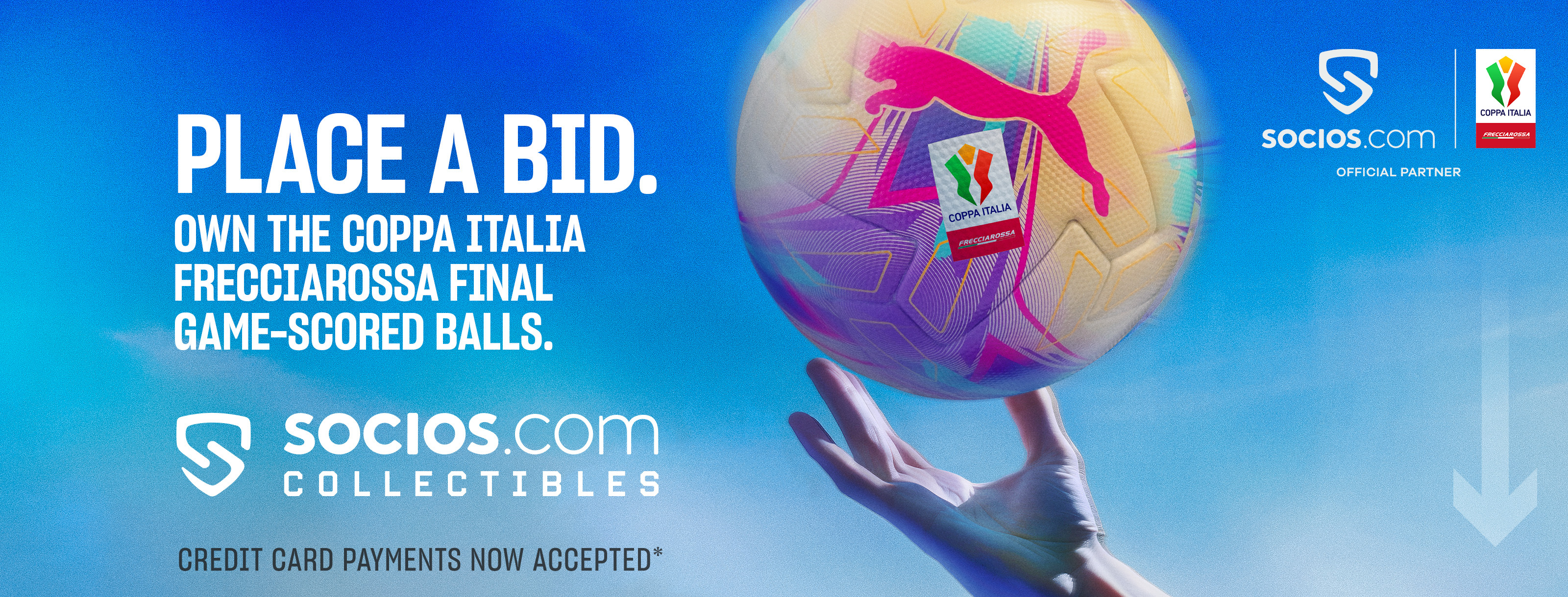 event banner for AC Milan - Bologna FC 1909 | Socios.com Collectibles - Game Scored Ball