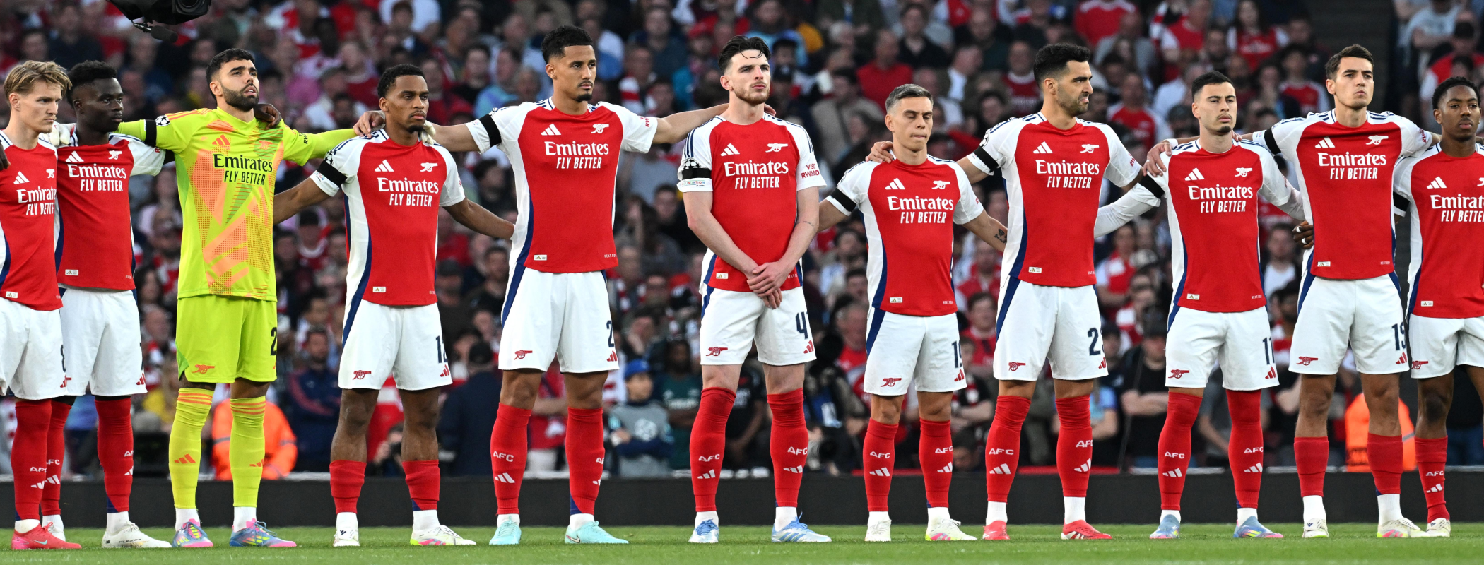 event banner for Arsenal - Paris Saint Germain