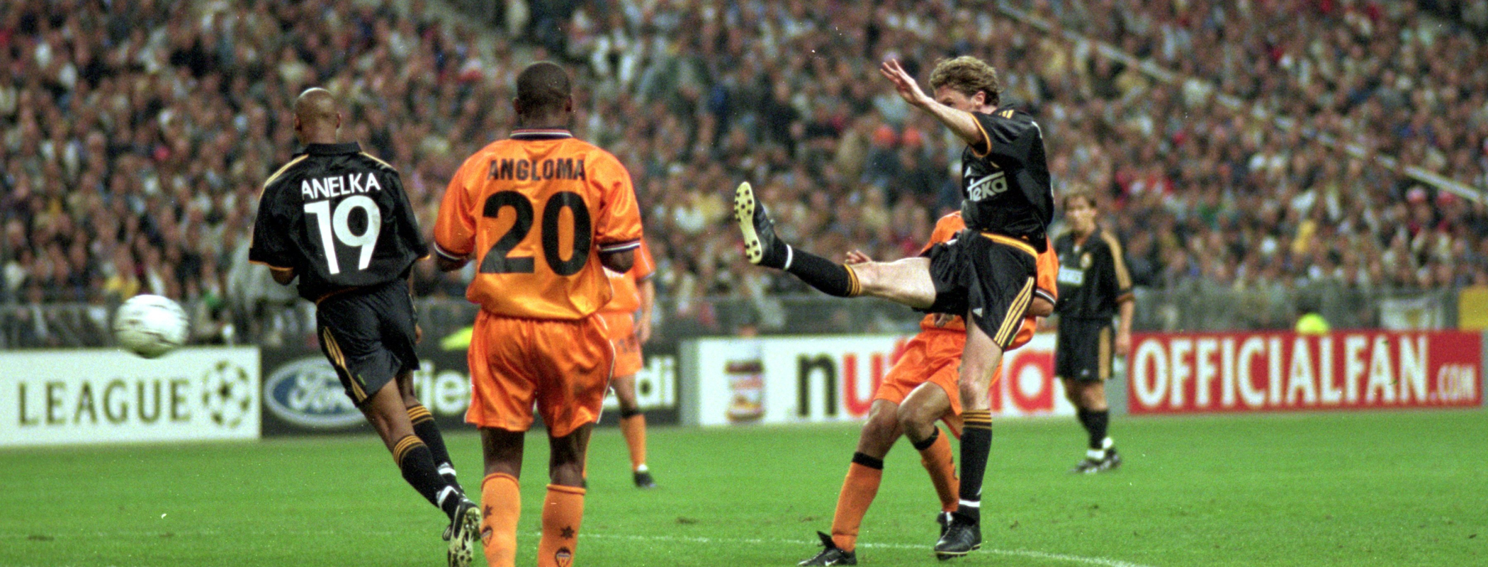 event banner for 25th anniversary of the UEFA Champions League Final 2000 | Steve McManaman