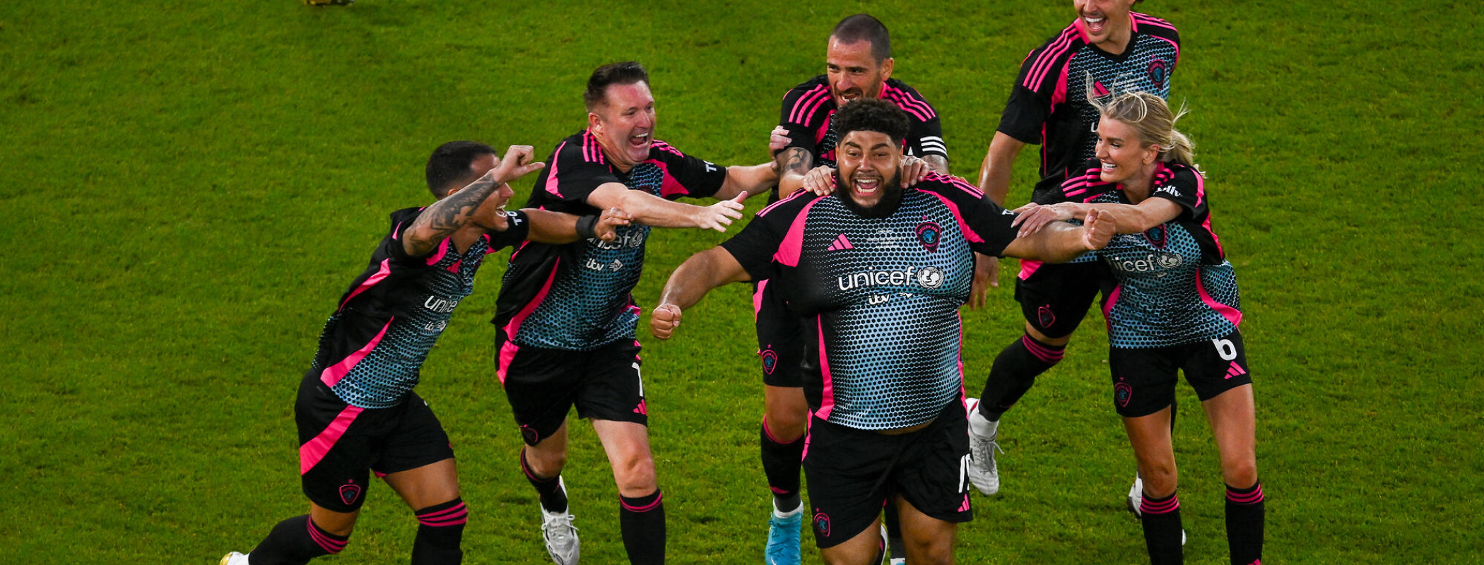 event banner for Soccer Aid - World XI