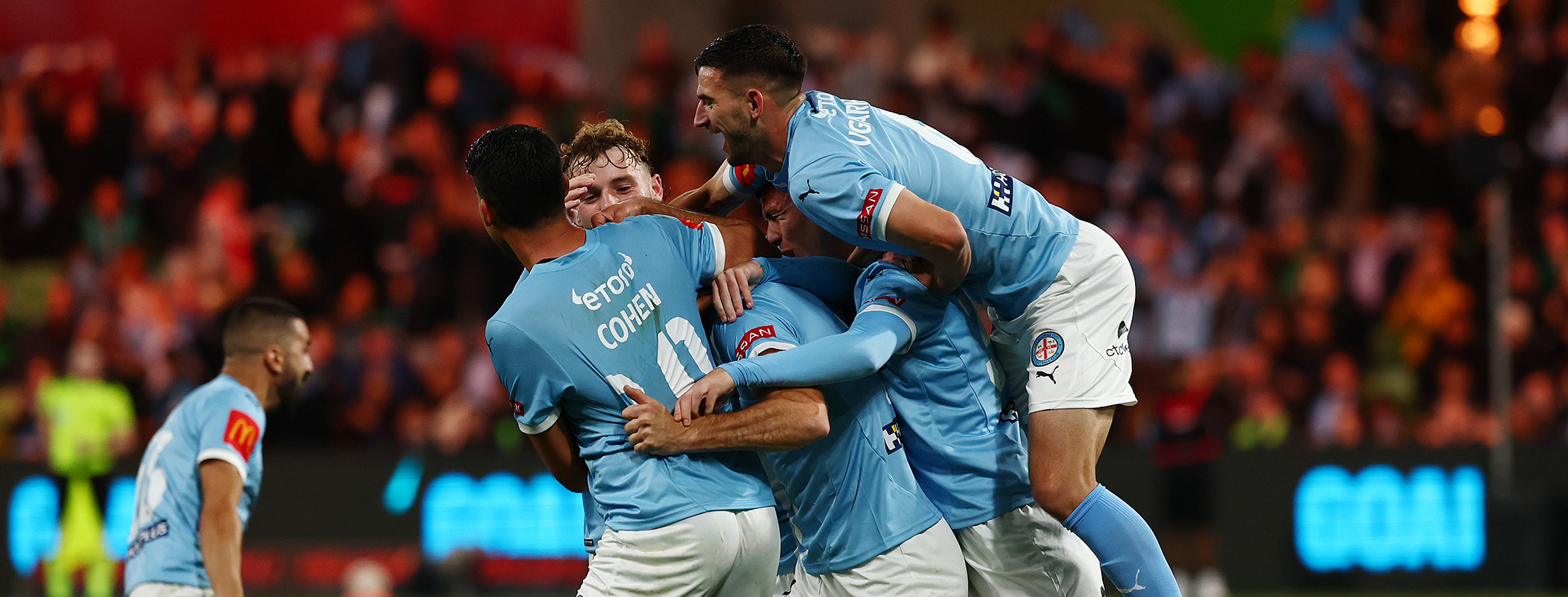 event banner for Melbourne City - Melbourne Victory